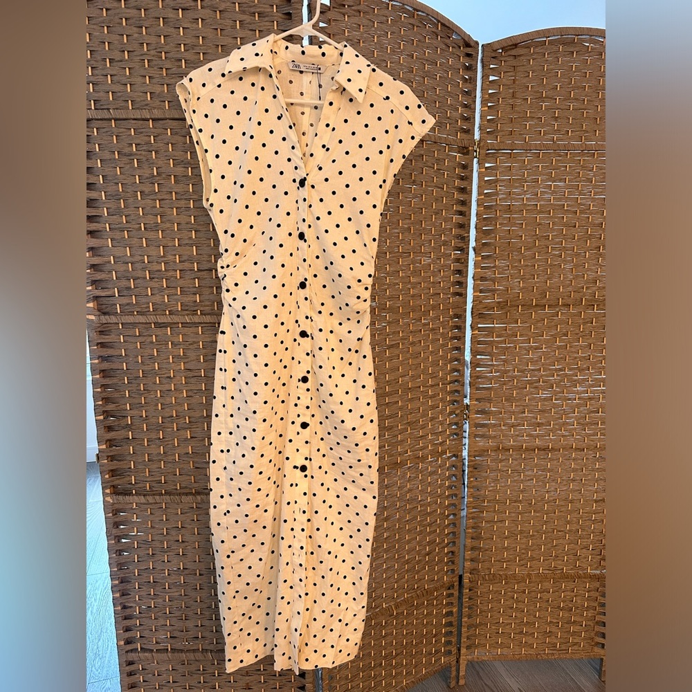 Zara polka dots dress